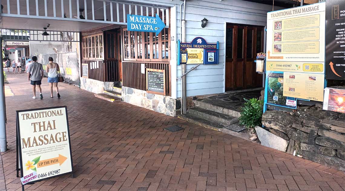 Location of Traditional Thai Massage in the original Port Douglas Spa